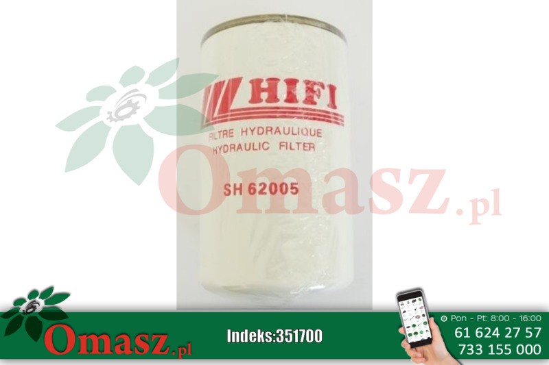 Filtr oleju hydraulicznego John Deere, Deutz Fahr SH62005