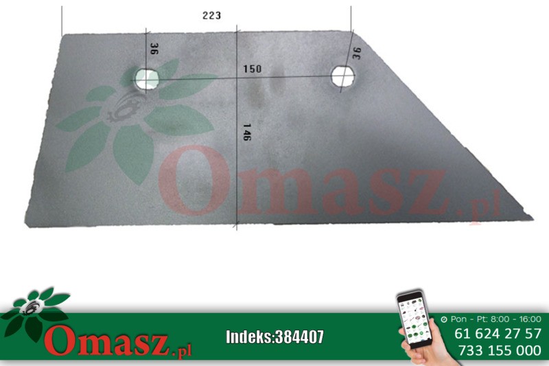 Overum Lemiesz prawy 95002489