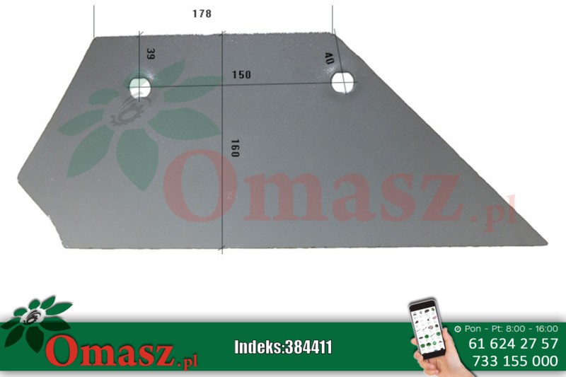 Overum Lemiesz prawy 95000683