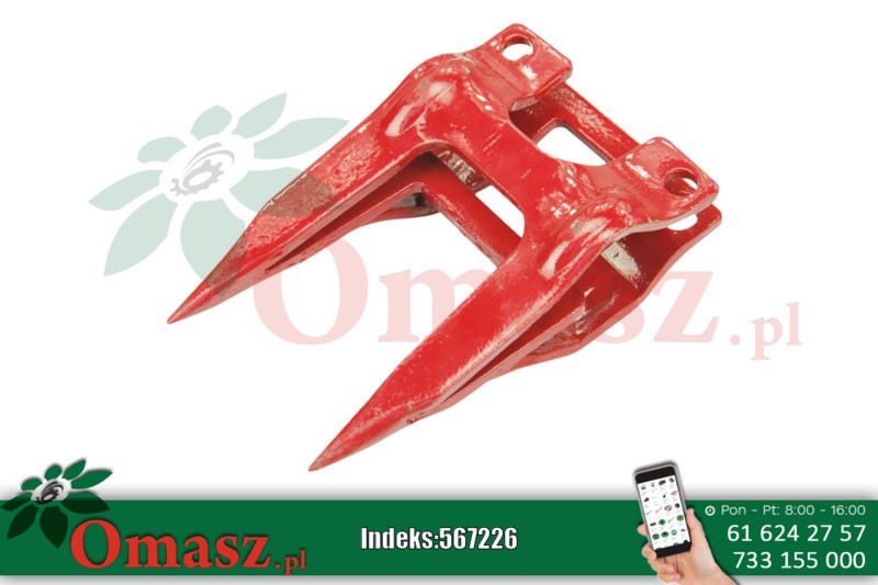 Palec - bagnet podwójny Schumacher, John Deere 525616