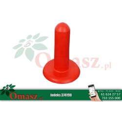 Smoczek gumowy, czerwony do butelki do pojenia cieląt 01-1295-001