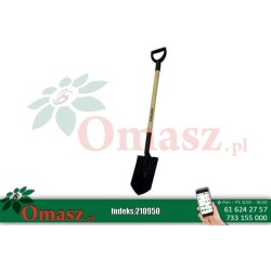 Szpadel Fiskars ostry drewniany trzonek