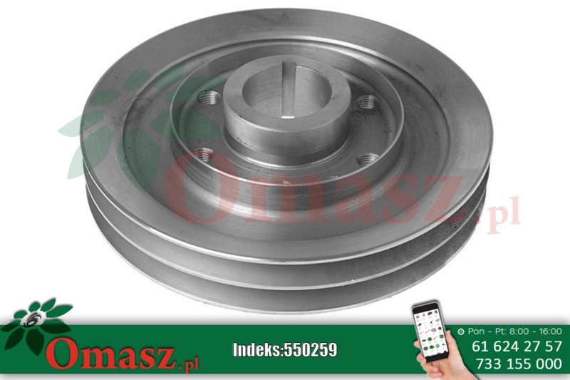 Koło pasowe wału 1.4.014911 SW400 Bizon PLA2509