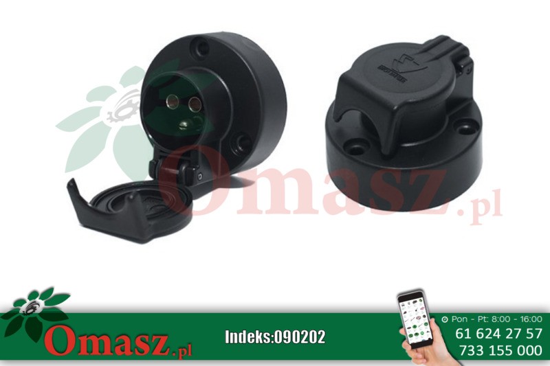 Gniazdo elektryczne 3 PIN 6/12V