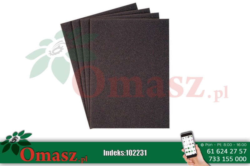 Papier ścierny na płótnie 180