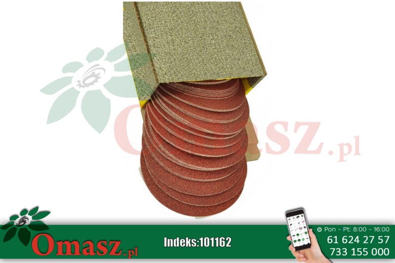 Papier ścierny krążkowy na rzep 100*125
