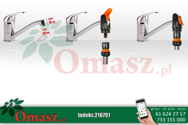 Uniwersalne przyłącze na kran Bradas ECO-4129