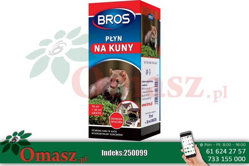 Bros płyn na kuny 70ml+30ml