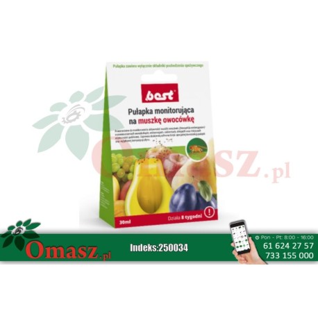BEST PEST pułapka na MUSZKI Owocówki z płynem 30ml