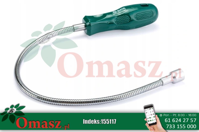 Chwytak magnetyczny giętki 400mm x 1kg Sata