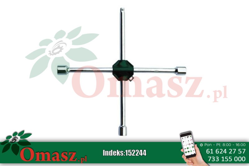 Klucz krzyżakowy do kół mały 17*19*21*1/2' Sata S48101
