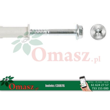 Kołek rozporowy ramowy przetykowy torx 10x240mm