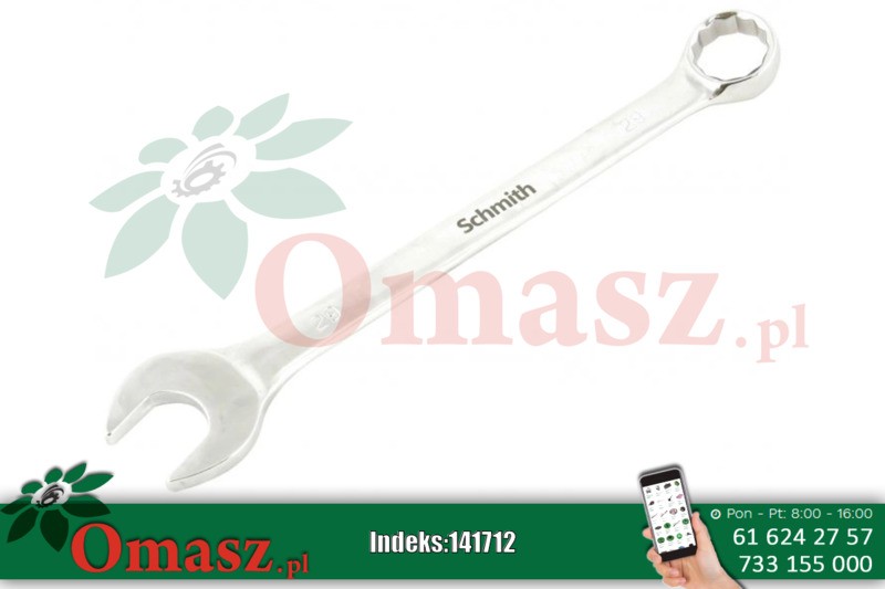 Klucz płasko-oczkowy 19mm Schmith SKPO-19