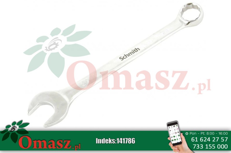 Klucz płasko-oczkowy 27mm Schmith SKPO-27
