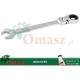 Klucz płasko-oczkowy z grzechotką 24mm Schmith łamany SKGL-24