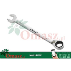 Klucz płasko-oczkowy 8mm z grzechotką Stanley