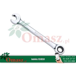 Klucz płasko-oczkowy 27mm z grzechotką Sata S43217
