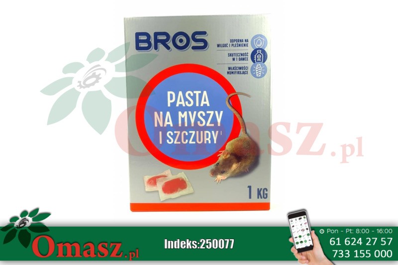 Bros pasta na myszy i szczury 1kg