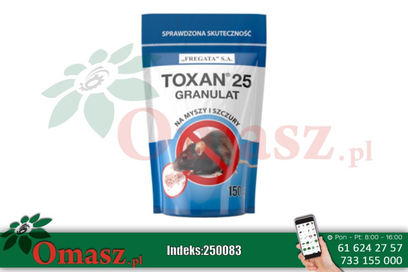 Toxan granulat na myszy i szczury 150g