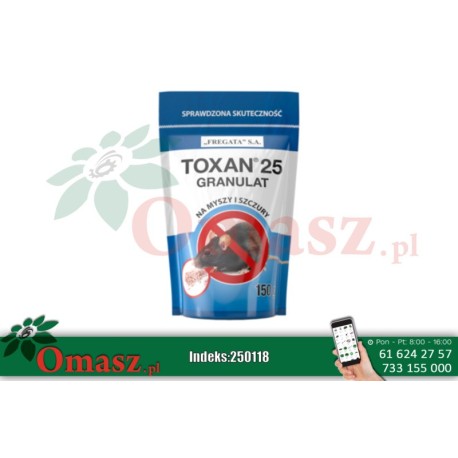 Toxan granulat dla myszy i szczurów 1kg