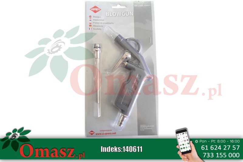 Pistolet do przedmuchu długi Airpress 4300011