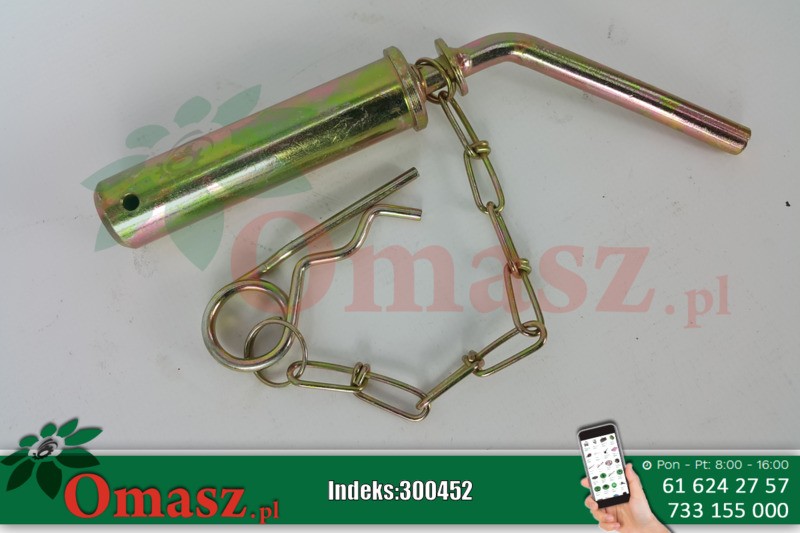 Sworzeń zaczepu górnego Ursus C-330 42/37-019/1