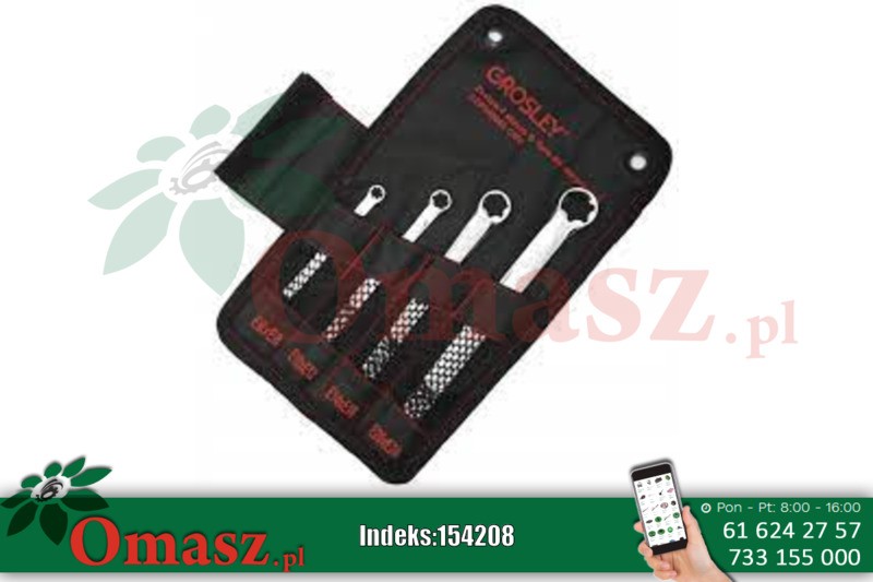 Zestaw 4 kluczy E-TORX dwustronnych GROSLEY GZP04005