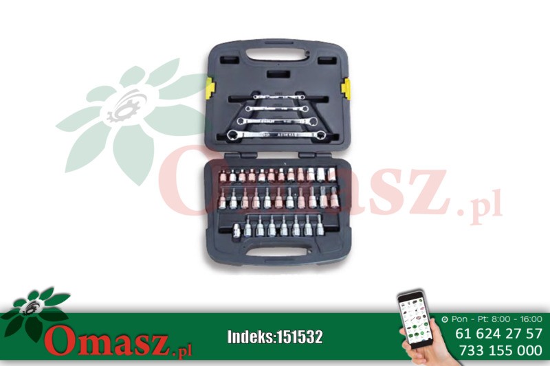 Komplet kluczy nasadowych 35 szt Stanley 91-936-1