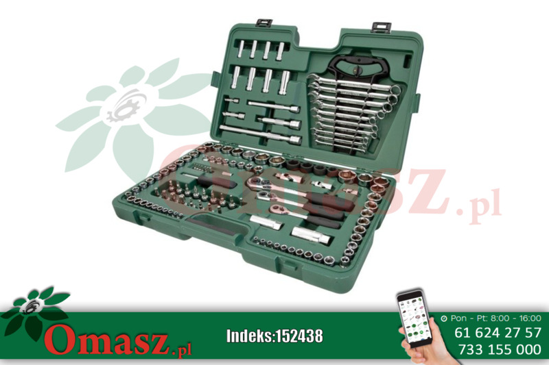 Komplet kluczy nasadowych 120 szt. Sata S09014