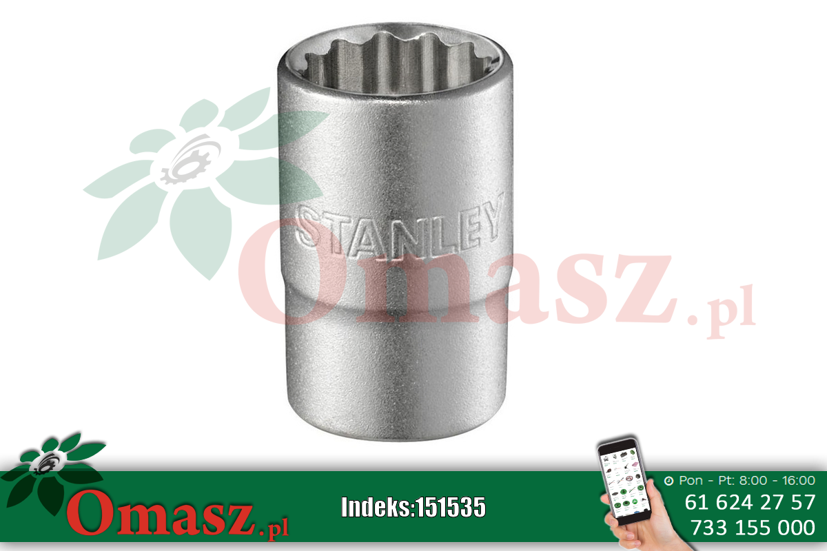 Klucz nasadowy 1/2' 13mm 12pkt Stanley 17-056-1