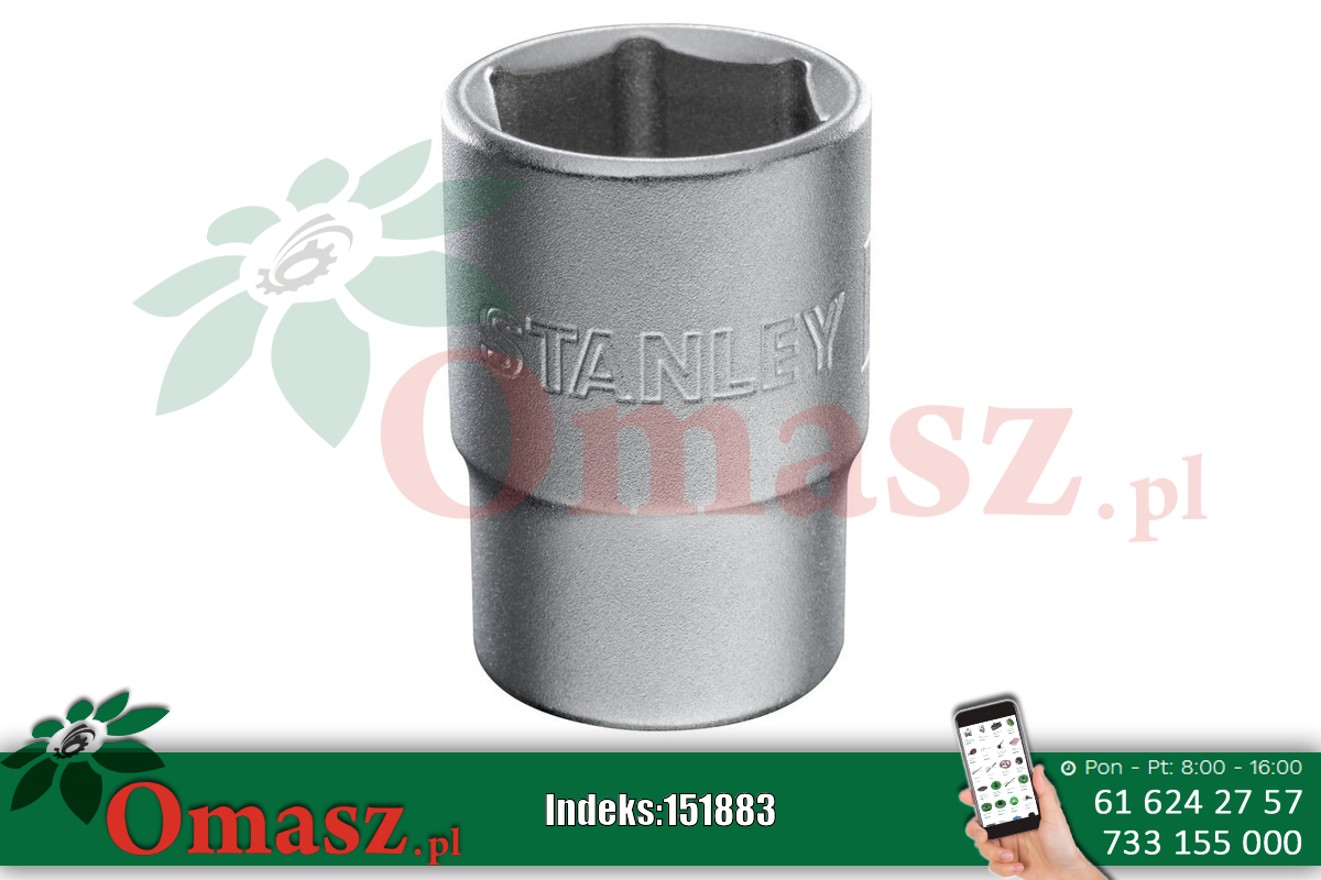 Klucz nasadowy 1/2' 18mm 6 pkt Stanley 17-096-1