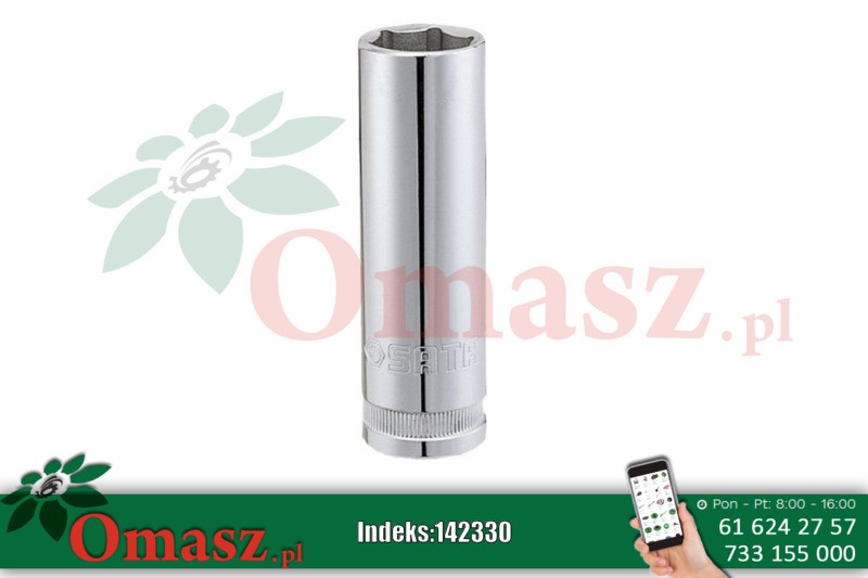 Klucz nasadowy 3/8' 13mm Sata 6-kątny długi S12406