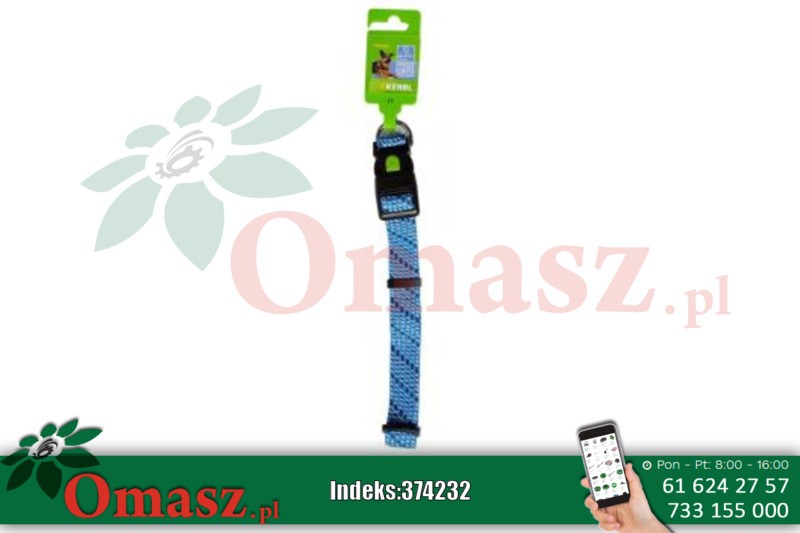 Obroża dla psa Colorado 40-65cm, 20mm morska 80242