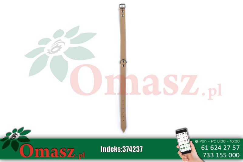 Obroża dla psa Mexica 29-37cm 10mm naturalna 83856