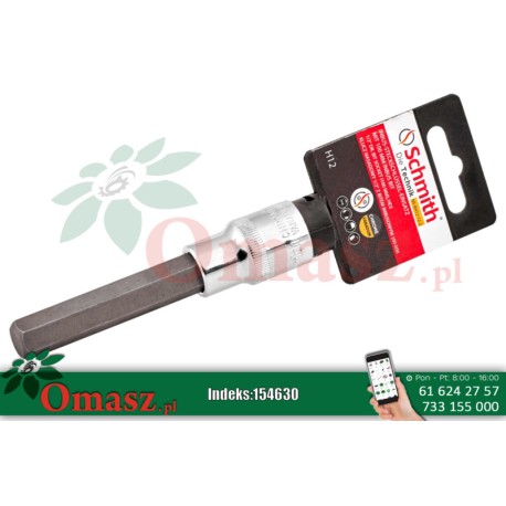Klucz nasadowy 1/2' z bitem imbusowym 100mm 12mm NS-BH12-12-2 SCHMITH