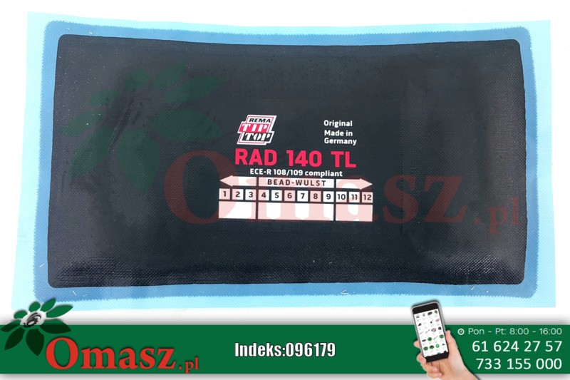 Łatka opony 140TL wkład naprawczy