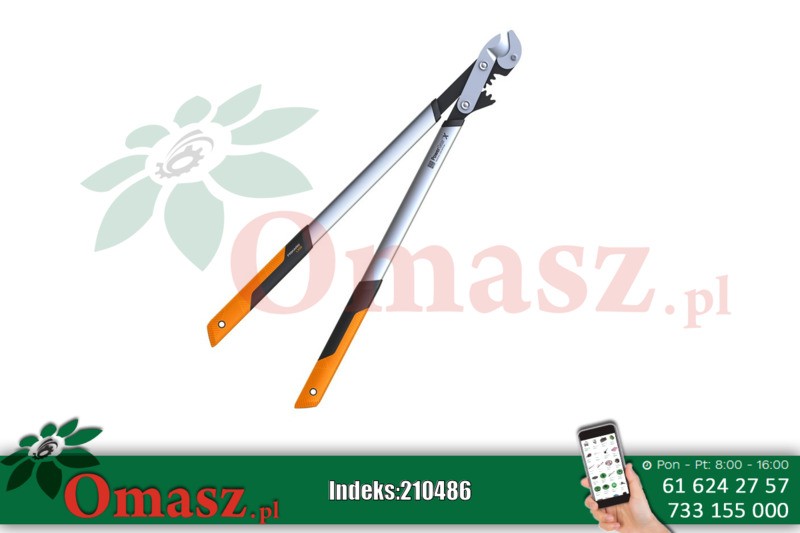 Fiskars Sekator dźwigowy kowadełkowy Powergearx 1020189