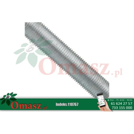 Szpilka M10*1000 ocynkowana lewy gwint