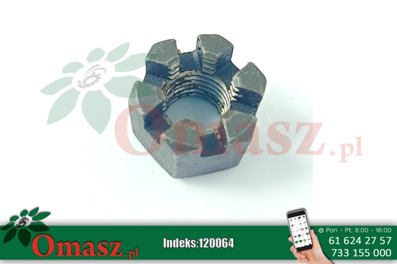 Nakrętka M12*1,5 koronkowa