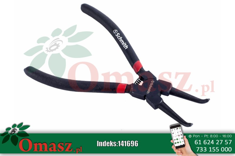 Szczypce 180mm wewnętrzne wygiete SVS-WW-180 Schmith