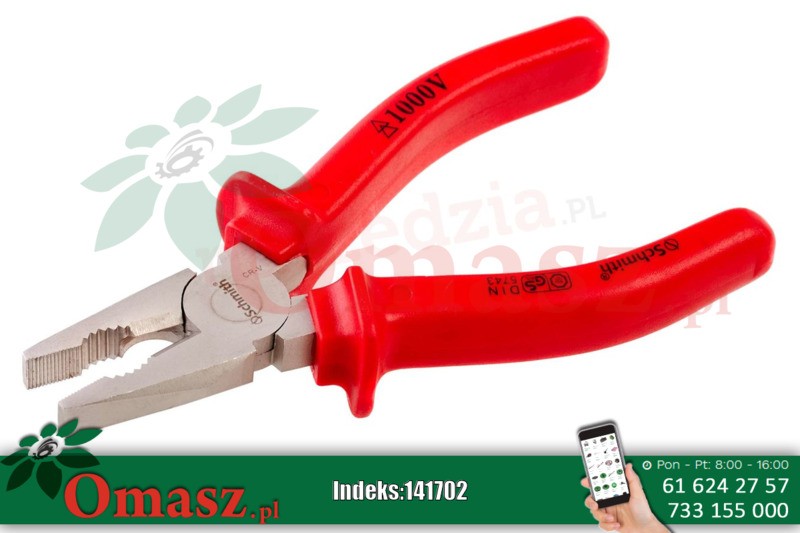 Szczypce uniwersalne izolowane 180mm Schmith SUVI-180