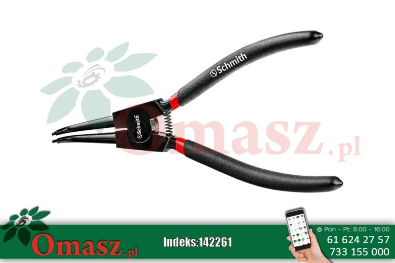 Szczypce 200mm zewnętrzne wygięte SVS-ZW-200 Schmith