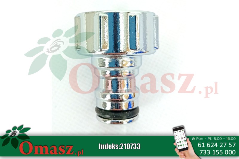 Przyłącze (adaptor) z gwintem wewnętrznym 3/4' Bradas chrom KT4012Z