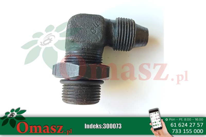 Łącznik pompy podnośnika hydraulicznego Ursus C-330 wylotowe - stożek 784-00-024