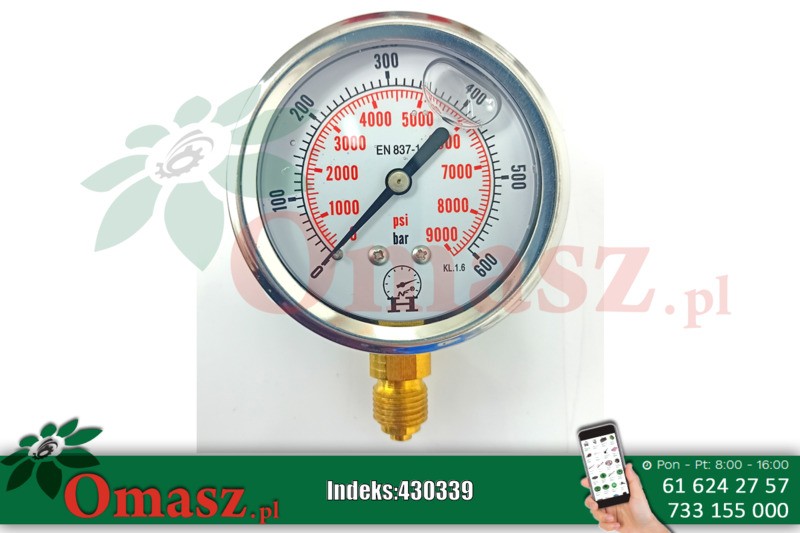 Manometr glicerynowy 600B