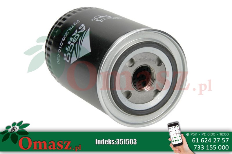 Filtr oleju Fendt, Deutz Fahr F275203010020