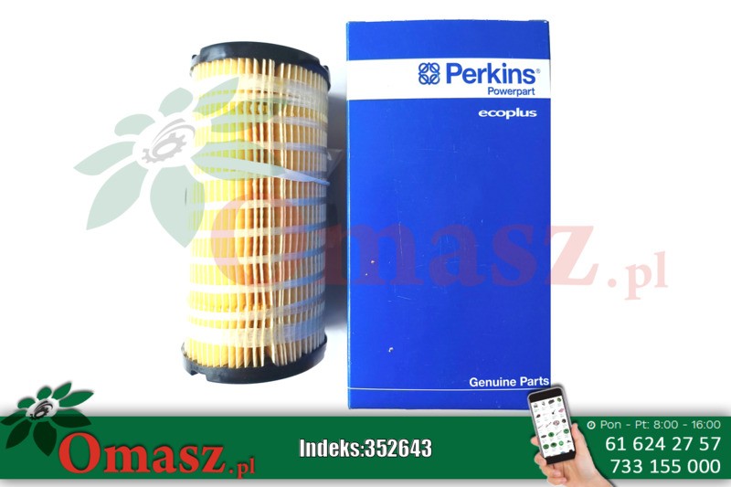 Filtr paliwa wkład papierowy Perkins 4816636
