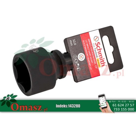 Klucz nasadowy 1/2' 30mm udarowy Schmith NS-U12-32