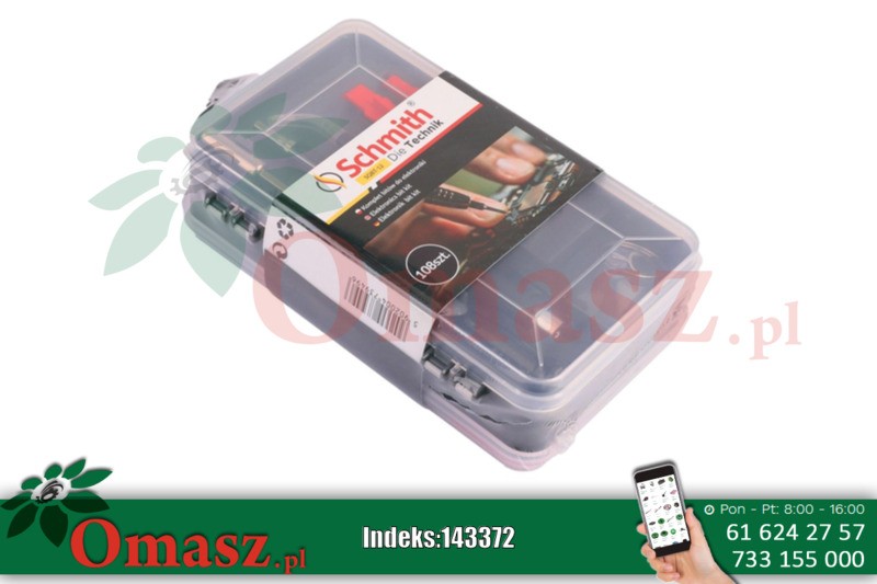 Komplet bitów do elektroniki 108 szt. sqbt-12 schmith