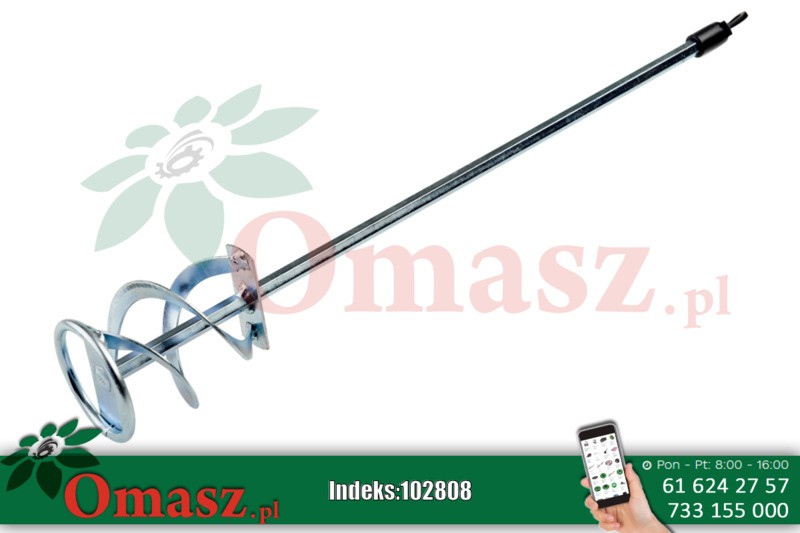 Mieszadło zaprawy 80*400*8 Schmith SMDZ-80